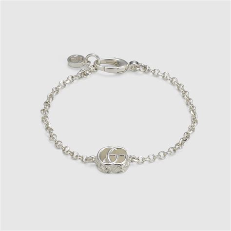 gucci marmont silver bracelet|sterling silver gucci earrings.